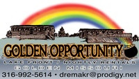 The Golden Opportunity Lake Front Nightly Rentals Logo