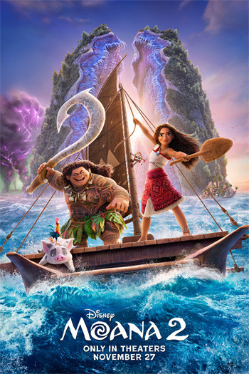 Movie poster for Moana 2.