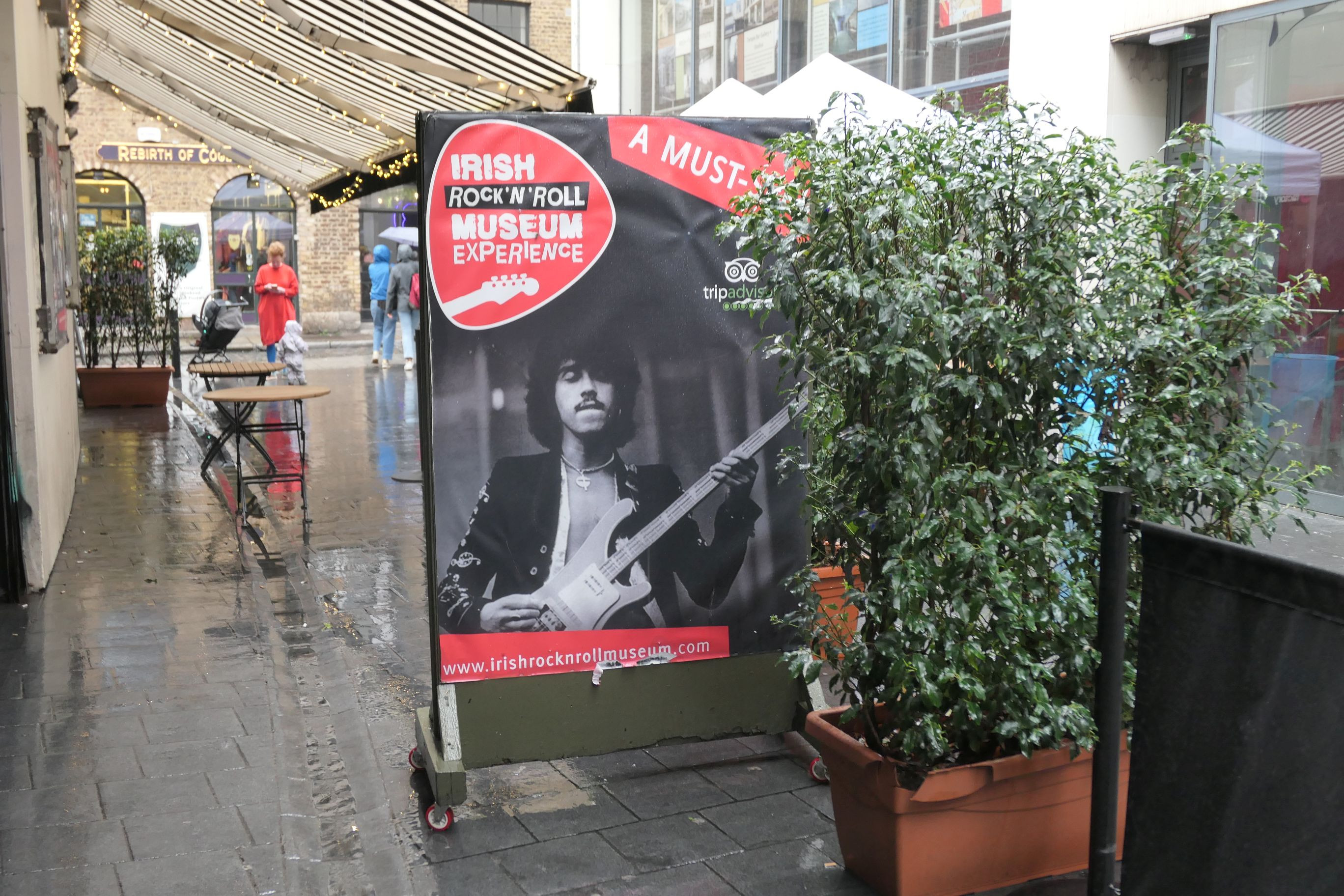 Sign for the Irish Rock 'n' Roll Museum Experience, Dublin