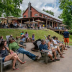 Bold Rock Nellysford Cidery entrance, showcasing the cider barn and production facility.