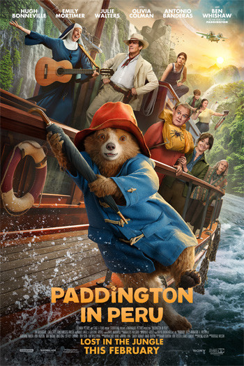 Movie Poster for Paddington in Peru at Red Rock Theater, Gallup