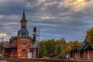 Historic Point of Rocks, Maryland, showcasing its charming small-town atmosphere and transportation significance