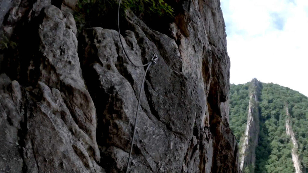 Point of View Climbing Via Ferrata at Nelson Rocks