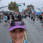 Runner Ronda Munoz participates in the San Jose Rock n Roll Half Marathon, showcasing the energy and spirit of the event.