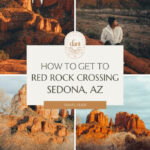 A picturesque view of Red Rock Crossing in Sedona, Arizona, showcasing the vibrant red rocks and lush greenery.