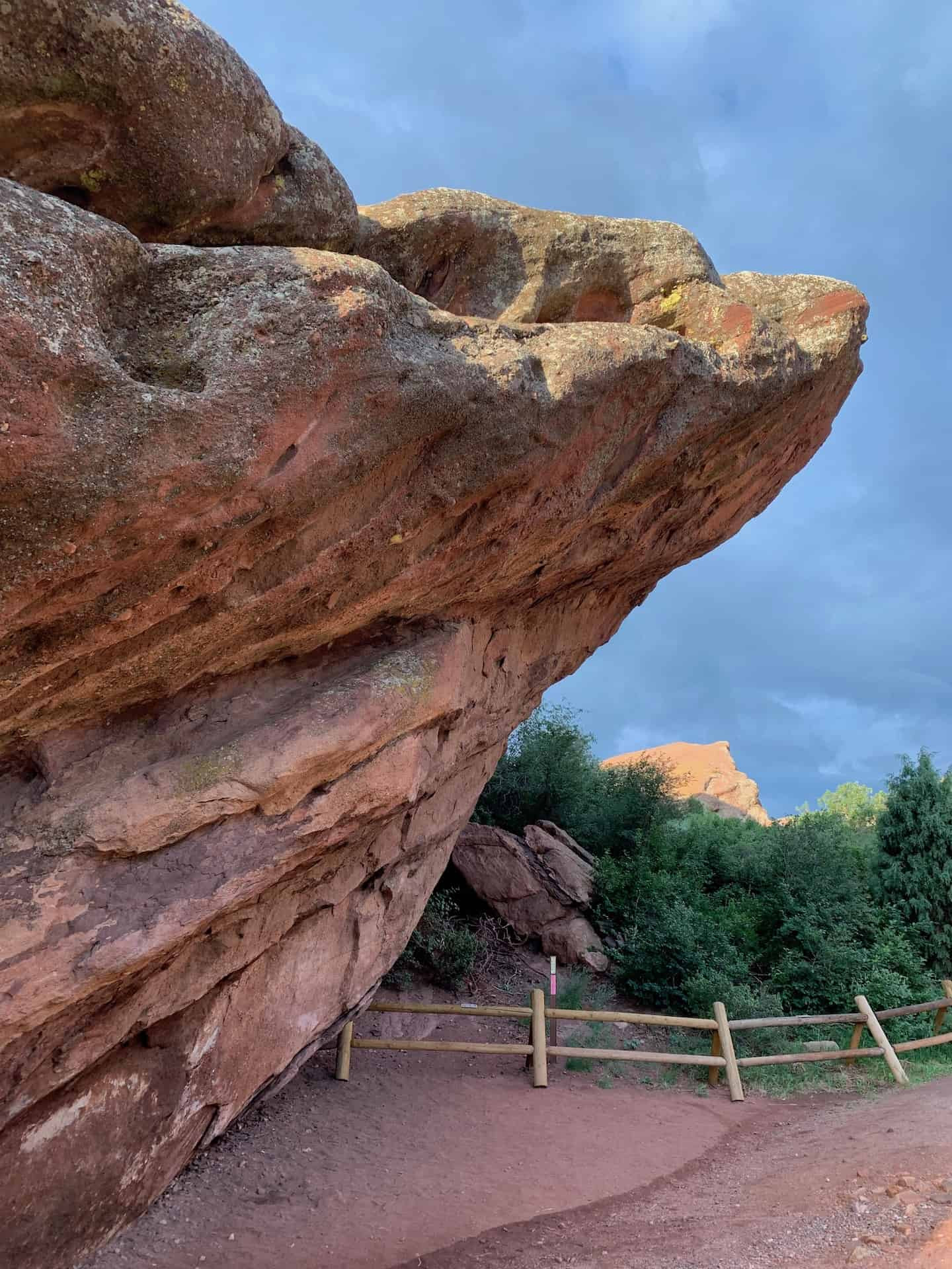 Hikers on the scenic Trading Post Trail at Red Rocks Denver