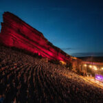 Red Rocks Amphitheatre concert venue in Colorado during summer 2024