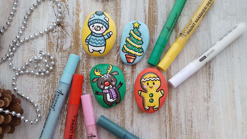 Minion Christmas Rock Painting Ideas for Holiday Fun