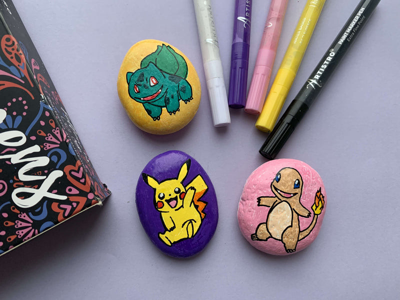 Pokemon Rock Painting Ideas for Game Fans