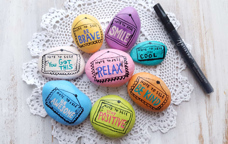 Motivating Kindness Rock Painting Ideas for Positive Messages