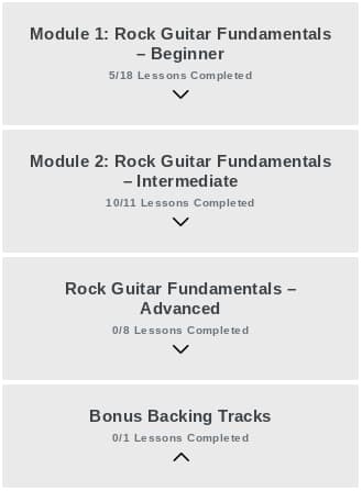 Nita Strauss Rock Guitar Fundamentals Course Structure