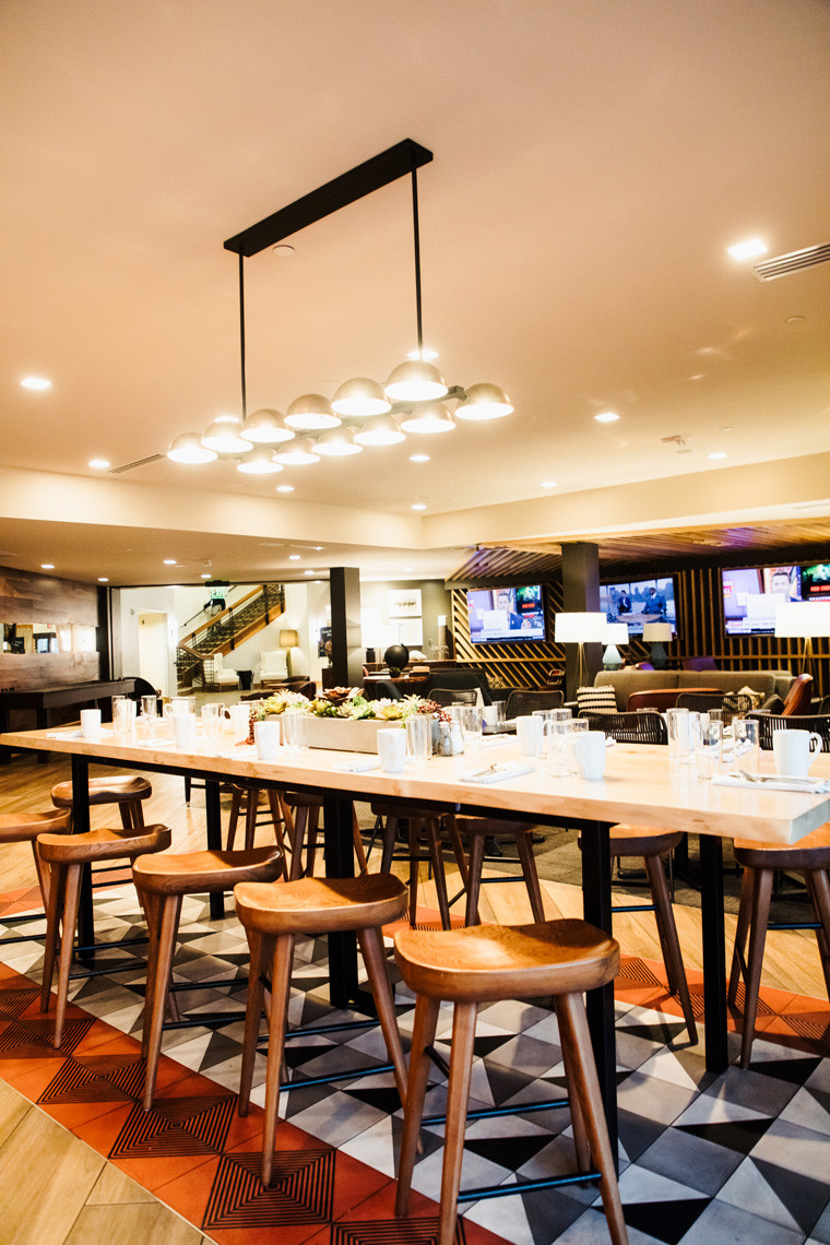 Restaurant counter and seating area at Hilton Sedona Resort at Bell Rock, hinting at the dining options available to guests