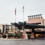 Front view of Hilton Sedona Resort at Bell Rock, showcasing its welcoming facade