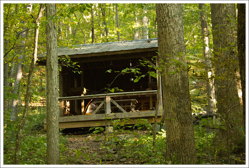 Paul C. Wolfe Shelter and Steep Climb on Appalachian Trail