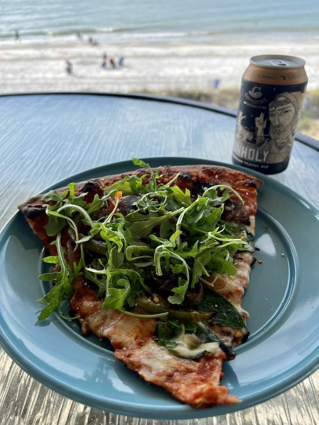 Large Pizza Slice from Slyce Pizza Bar Indian Rocks Beach
