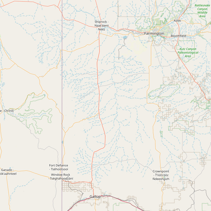 Map of data sources for Window Rock weather