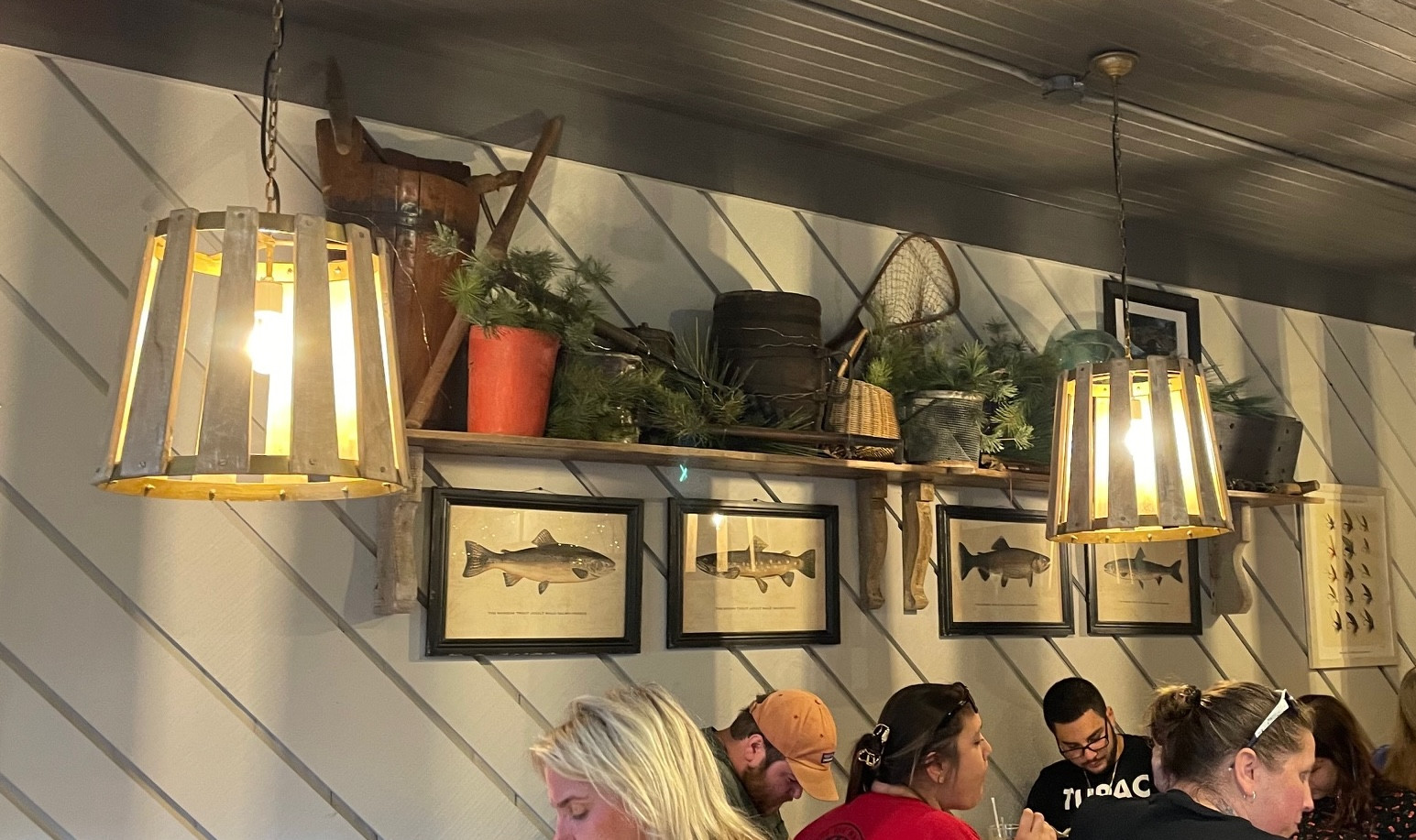 Interior of Speckled Trout Restaurant in Blowing Rock