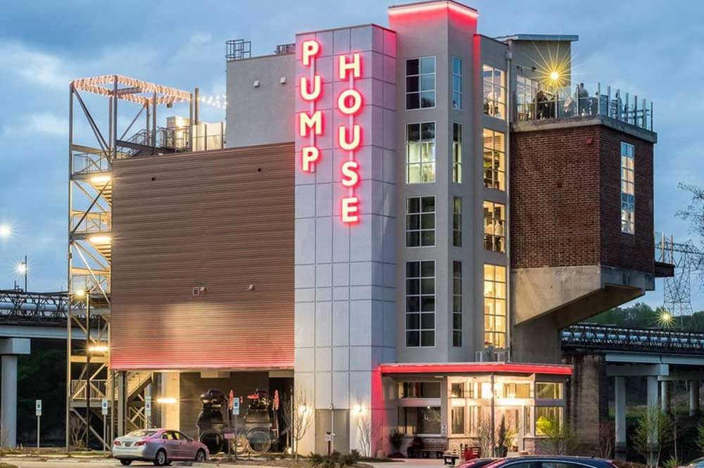 Interior of The Pump House Restaurant Rock Hill, highlighting its elegant ambiance