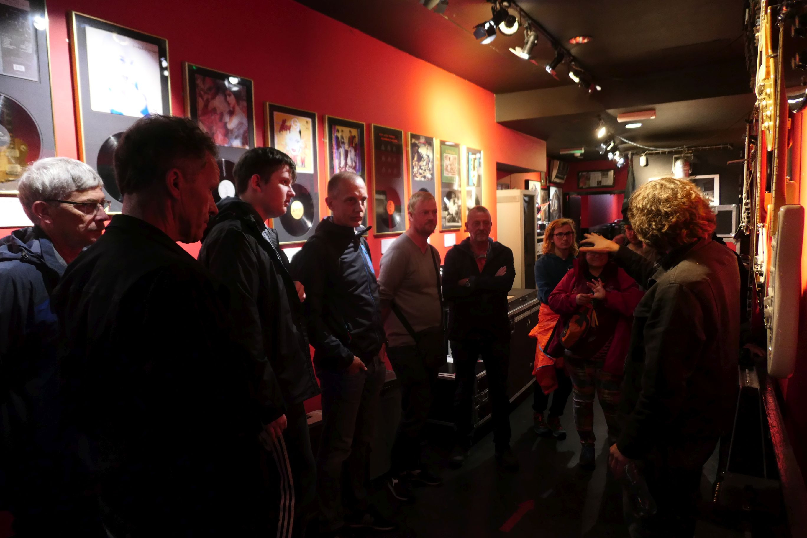 Guided tour introduction at the Irish Rock 'n' Roll Museum Experience