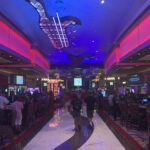 Casino floor at Hard Rock Sacramento, showcasing slot machines and gaming tables