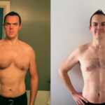 30-Day Fitness Challenge Results: Before and After Photos Showing Visible Progress, Like a Rock Solid Transformation