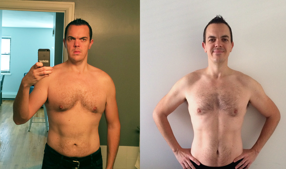 30-Day Fitness Challenge Results: Before and After Photos Showing Visible Progress, Like a Rock Solid Transformation