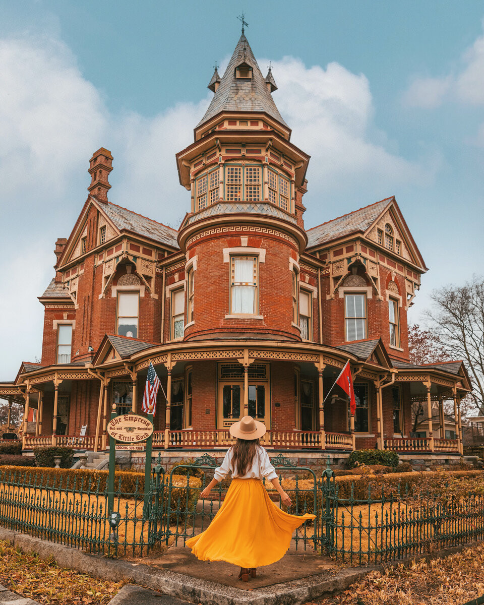 Exterior of The Empress of Little Rock bed and breakfast in Little Rock, Arkansas