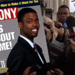 A magazine cover featuring Chris Rock as a presidential candidate.