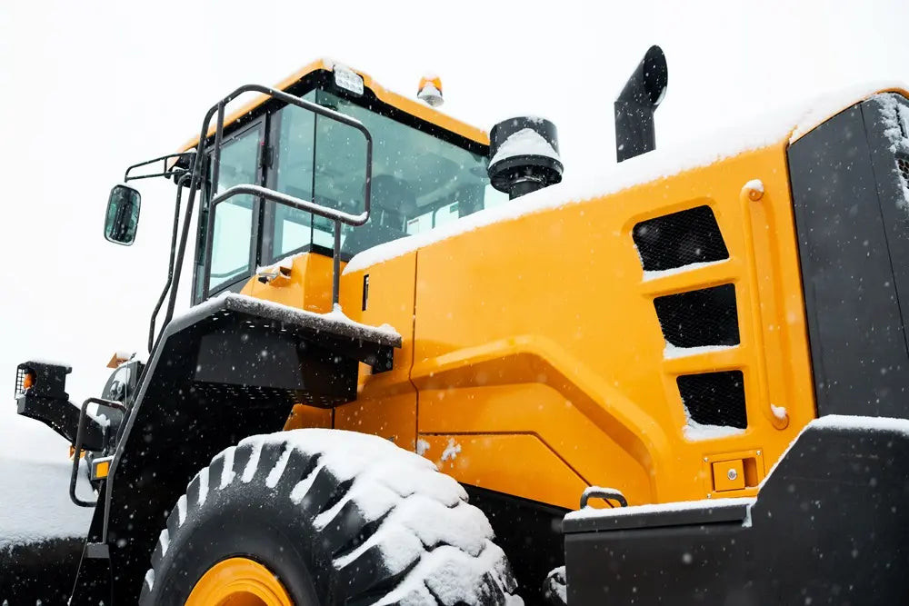 Breaking Salt Up with a Skid Steer or Loader