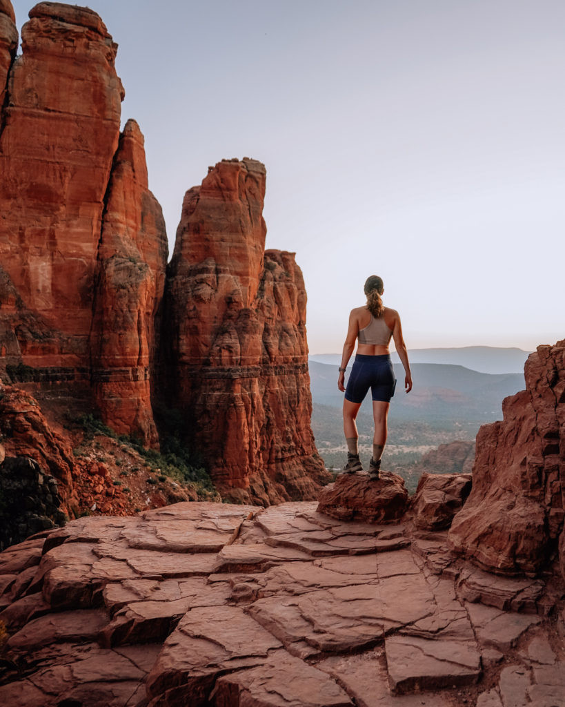 Cathedral Rock's panoramic viewpoint showcases the diverse Sedona landscape.