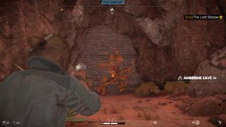 Amberine rock formation requiring the Bolt modification to destroy