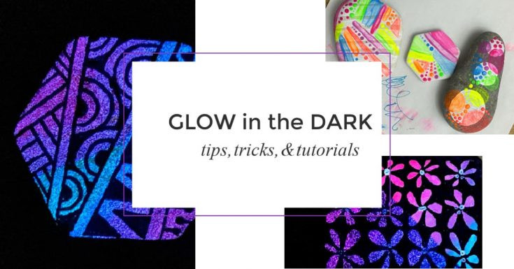 How to make Glow in the Dark Painted Rocks