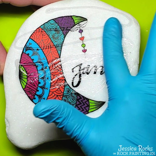 Applying UV Resin