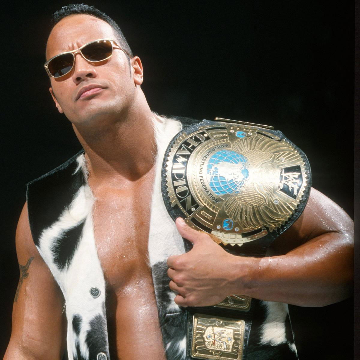 Dwayne The Rock Johnson wrestling in WWE