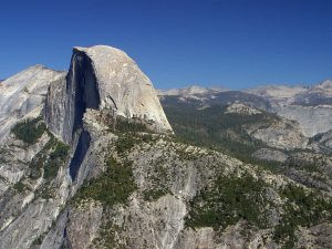 Half Dome at Yosemite National Park, part of the Sierra Nevada batholith