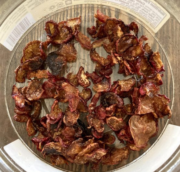 Toaster Oven Radish Chips