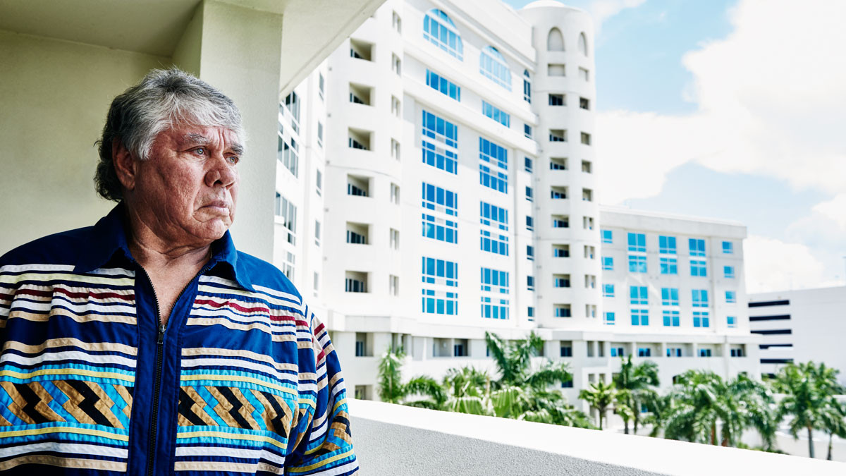 Seminole Chief James Billie is widely considered to be the father of Indian gambling