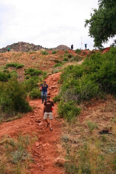 Old Trail Between Upper North and Upper South Lot at Red Rocks Amphitheatre