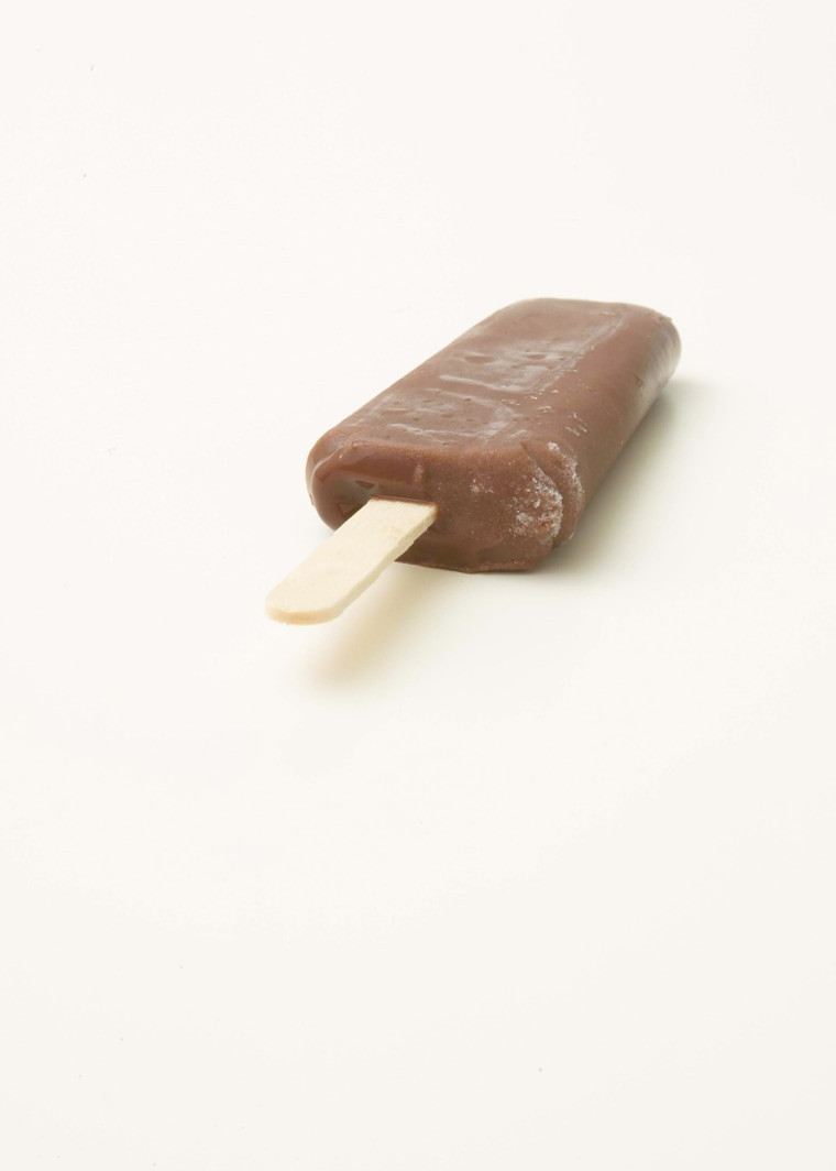 Close-up of Pudding Pops on a plate