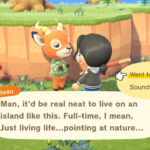 Beau, an orange deer, gets invited to live with your island