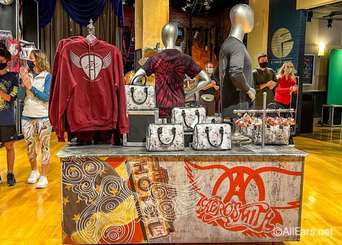 Aerosmith Merchandise in Rock Around the Shop