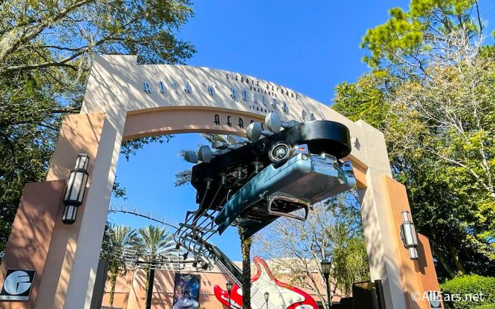 Exterior View of Rock n Roller Coaster