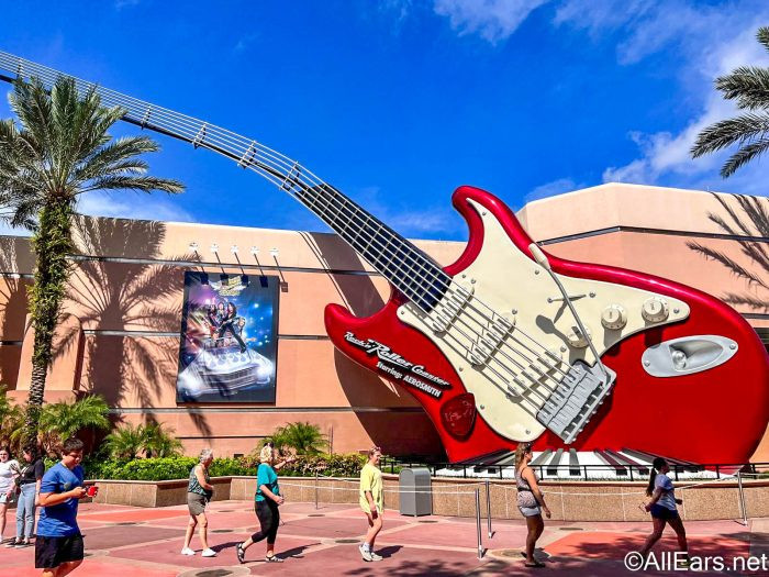 Rock n Roller Coaster Exterior Guitar Decoration