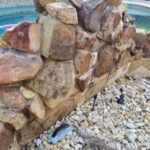 River Rocks Being Cleaned