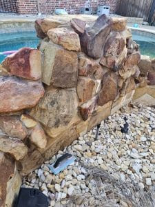 River Rocks Being Cleaned