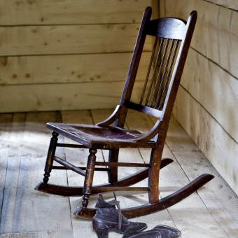 Antique Sewing Rocking Chair