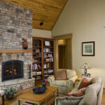 Fieldstone Fireplace
