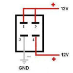 4 Pin LED Switch Wiring Diagram