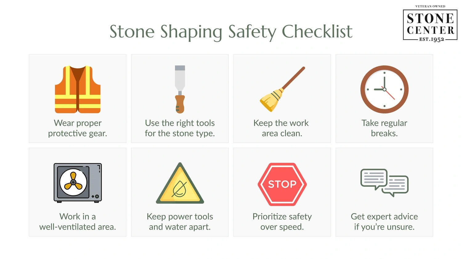 Safety Tips for Stone Cutting