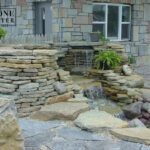 Scrubbing river rocks